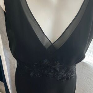 Elegant Black Sleeveless Dress